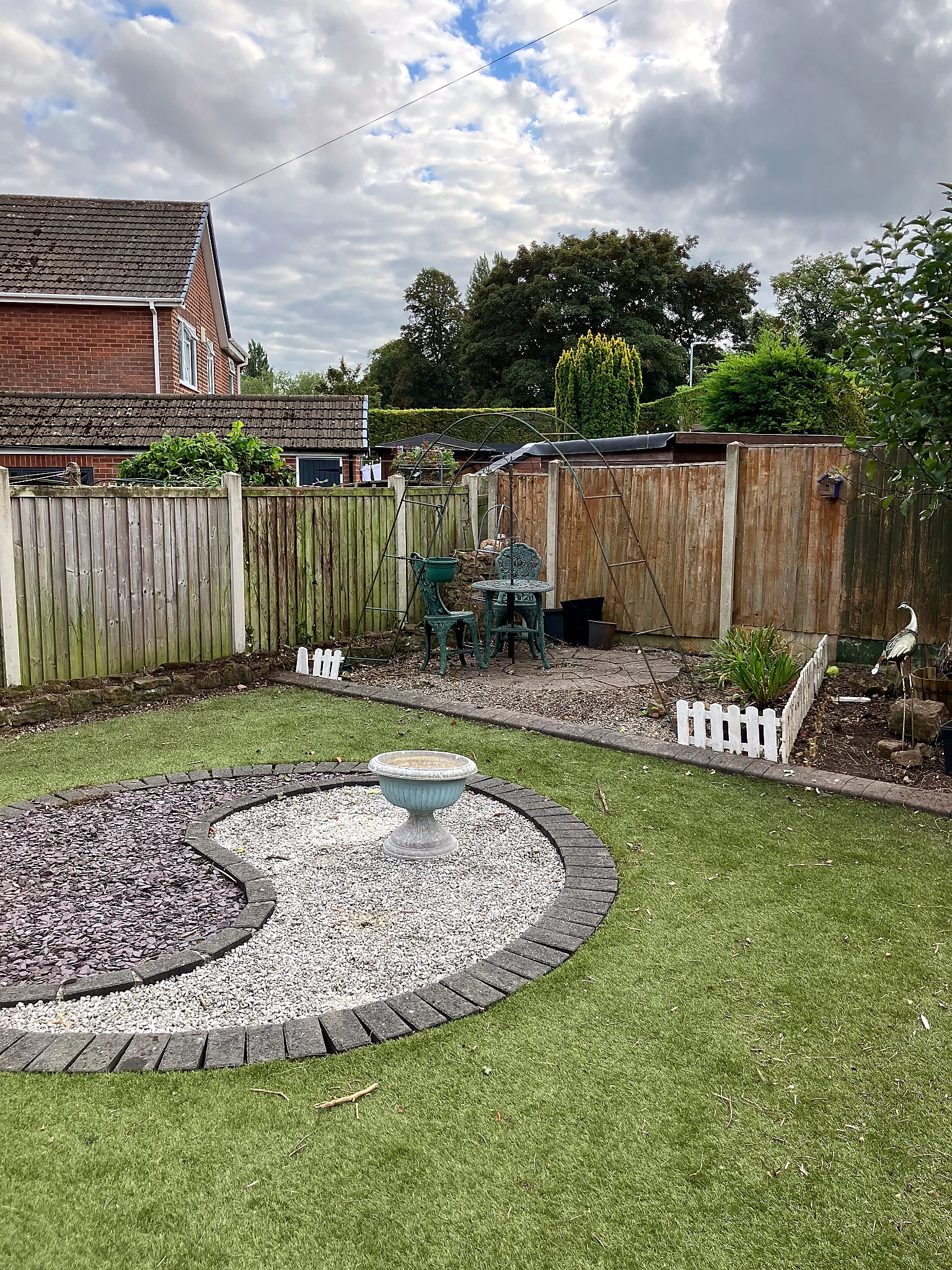 Recent cleared garden boundary after Till The Land work