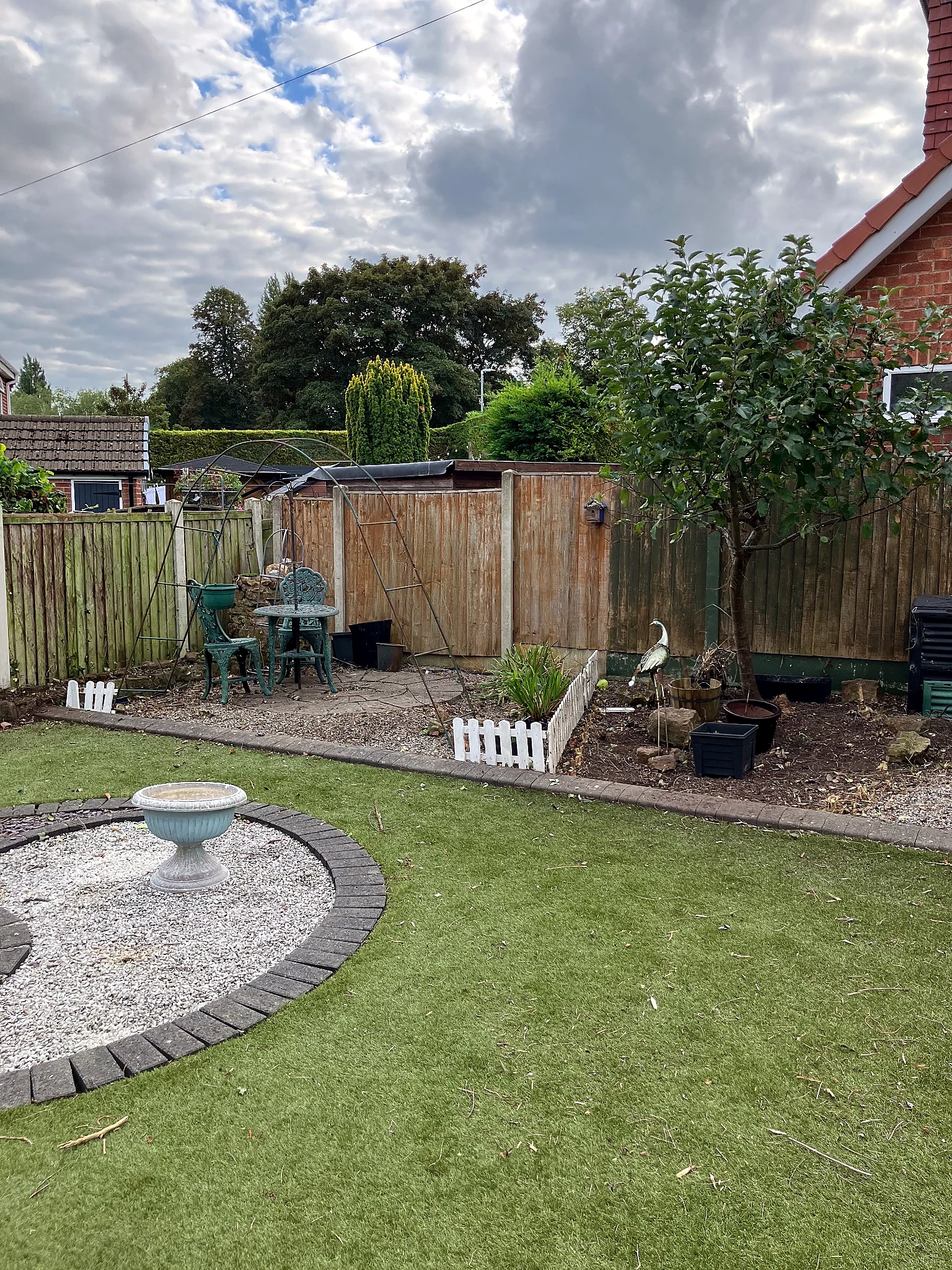 Recent Till The Land garden after overgrowth cut-back